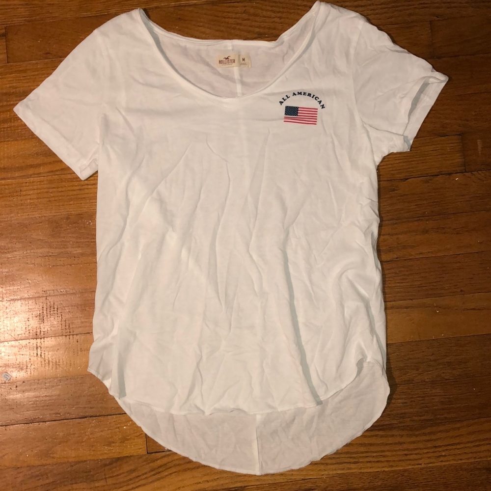 Hollister White “All American” T-shirt